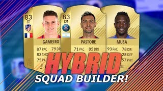 FIFA 18 OVERPOWERED 50K HYBRID SQUAD BUILDER!