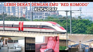 Intip Jeroannya EMU KCIC400AF "Red Komodo" Yang Segera Beroperasi || Kereta Cepat Jakarta Bandung