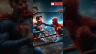 Spiderman vs Superman!😱😱💥🥺(revenge for dad 🥺)#marvel #dc #shorts