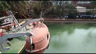 Training on Lifeboat Lowering @ NMI, Ctg