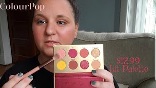 ColourPop Bretman X Lit Palette Eye Look