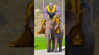 GTA V THANOS PLANT BOMB ON HULK CAR CHOP #shorts #gta5 | Maheshwar Gamerz