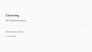 S13.2 DP Implementations