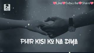 ''Apni shaamon mein hissa status song of humnava mere