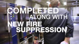 Spine Wall and Fire Suppression Installation, Part Three | Stoddart