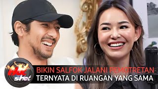 Tak disangka arya saloka dan amanda manopo berada dalam satu ruangan jalani pemotretan bersama