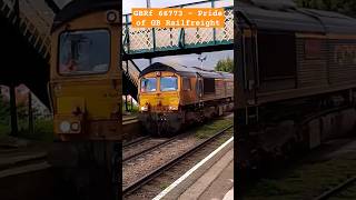 GBRf 66773 - Pride of GB Railfreight | Passing through Trimley station 3/4/24 #class66 #trimley