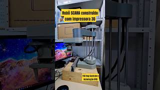 Robô feito com impressão 3D #educação #robótica #Robô #ensino #engenharia #automacao #educação