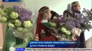 Şəkili müəlliməyə Fransanın təhsil ordeni verildi