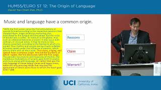 The Origin of Language - 9-3 - Jean Jacques Rousseau 3 - Lecture