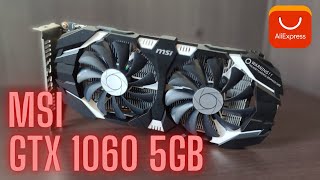 MSI GTX 1060 5GB do Aliexpress - unboxing e review