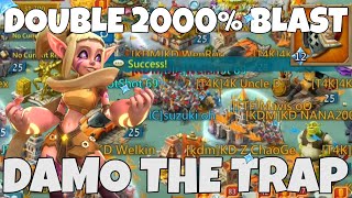 2000% DOUBLE RALLY TITANS BLAST! DAMO VS K867 MAXED TITANS IN FURY - WRATH OF TITANS - Lords Mobile