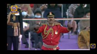 Central Armed Police Force (CAPF) Band on Vijay Chawk in Beating Retreat Ceremony.