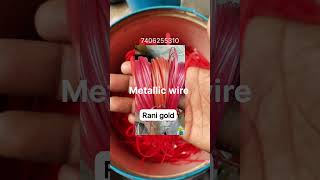 #Metallic #wire #40 above colours available VMT crafts what's app number #7406255310