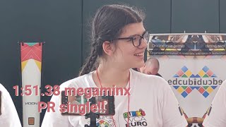 1:51.38 Megaminx PR single!!