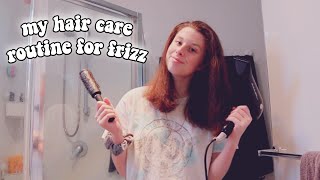 my hair care routine for frizz