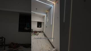 Profile light without false ceiling #home #hometour #homelight #homelightingideas