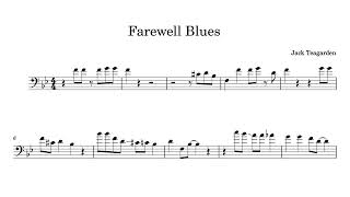 Farewell Blues - Jack Teagarden trombone solo transcription