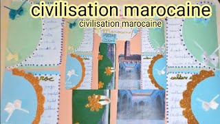 مشروع الوحدة الأولى مآثر بلادي للمستواى الرابع بتدائي proji de class civilisation marocaine