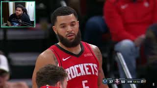 CRAZY COMEBACK!! Charlotte Hornets vs Houston Rockets Reaction! 10/23/24