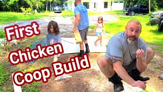 Our 1St CHICKEN COOP! The Chicken Coupe DeVille! #coop #diy #garden #family