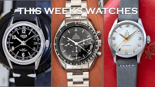 This Weeks Watches - Omega Speedy Pro, Tag Heuer Carrera & Monaco, Vintage Tudor & More [Episode 23]