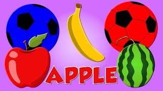 Learn Pattern | Fruits for Kids | Colors for Children