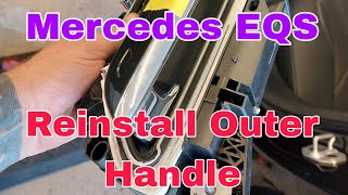 Reinstalling Outer Door Handles-24 Merc-Benz EQS