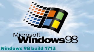 Windows 98 build 1713