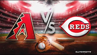 Arizona Dimondbacks vs Cincinnati Reds  live reaction and play by play commentary