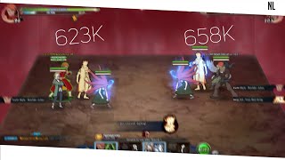 623K VS 658K Space Time┃Naruto Online