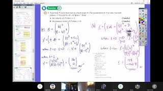 2 March - Mechanics - Chapter 8 - Integrating Vectors - Ex 8E