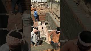 16800L Sump brick work #annanagar #underground #sump #brick #work #subscribe #water #shorts #viral