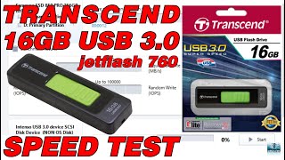 Transcend 16GB USB3.0 Jetflash 760 Speed Test