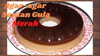 Agar-agar Santan Gula Merah | Tanpa Telur | Resepi Rina's Kitchen