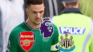 England Premier League FC24 - Arsenal VS Newcastle United Round 26