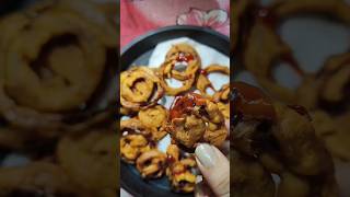 evening snacks recipe🤤🤤 onion pakora#youtubeshorts #ytshorts #foodlovers #shorts