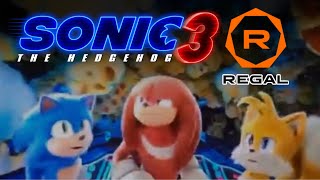 NEW SONIC MOVIE 3 REGAL THEATRES AD REVEALED!