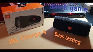 JBL Charge 4 Unboxing + Bass test