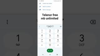 TELENOR FREE MB UNLIMITED#freegb #telenor#youtubeshorts #youtubeshorts