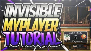 NBA 2K17 || INVISIBLE MYPLAYER GLITCH TUTORIAL! ||