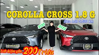 Bộ đôi Toyota corolla cross 2022 và 2023 siêu lướt 5.500km , xe 5 chỗ giá rẻ