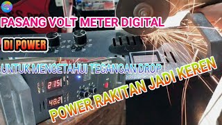 Cara Pasang Voltmeter di Power Amplifier | how to install a voltmeter in a power amplifier