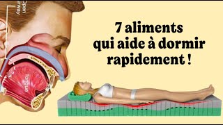 L’alimentation et le sommeil - 7 aliments qui favorisent le sommeil