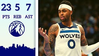 D'Angelo Russell | Full Game Highlights | Wolves v Jazz | 21st October 2022 | Clutch Bucket for OT!