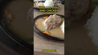 MUKBANG sizzling sisig and sizzling chicken #princeacoustictv #bonappétit