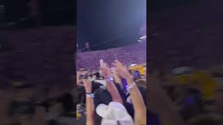 LSU Tigers upsets Ole Miss Rebels in OT! Fans rush field #football #ncaa