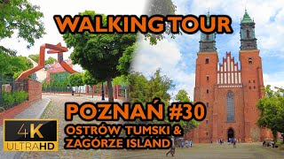 ⁴ᴷ⁶⁰ 🇵🇱 Poznan/Poland Walking Tour - #30 - Ostrow Tumski & Zagorze Island (June 2021) [4K]