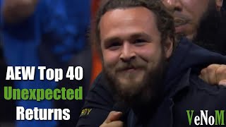 AEW Top 40 Shocking Returns No One Expected