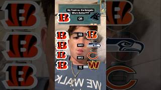 My Team vs. the Bengals: Who’s Better??? #nfl #football #blindranking #edit